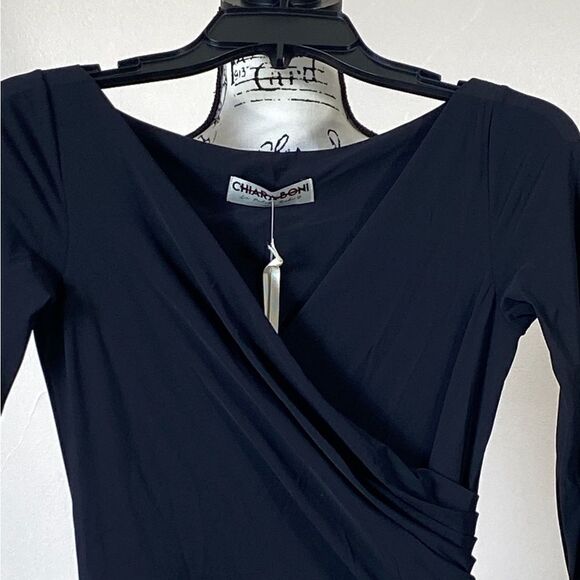 Chiara Boni La Petite Robe Florian Side Ruffle Dress size 6 - Picture 8 of 11